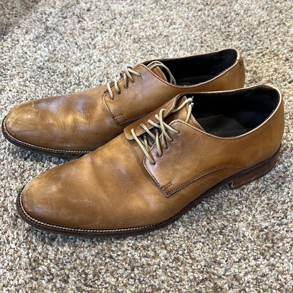 Cole Haan Mustard Lace Shoes